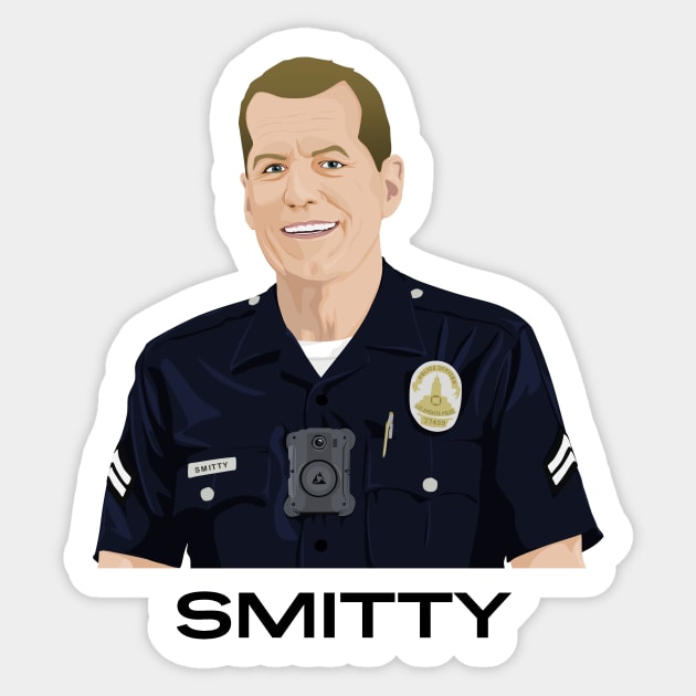 Smitty v1 | The Rookie - Season 4 Sticker by gottalovetherookie